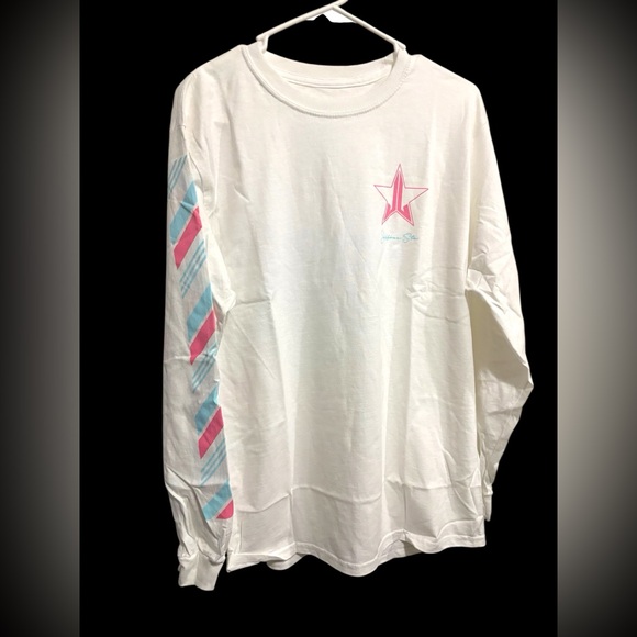 Jeffree Star Winter 2020 Long Sleeve White Shirt Snowflake Exclusive - Picture 1 of 5